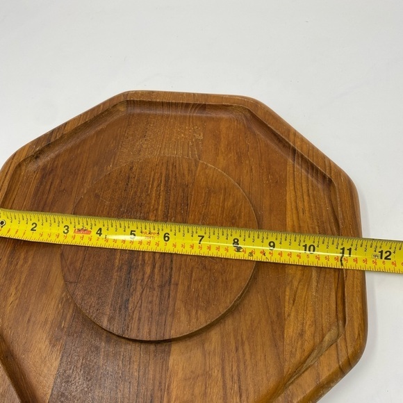 Vintage Dolphin Authentic Teak Wood Serving Platter - Picture 4 of 7